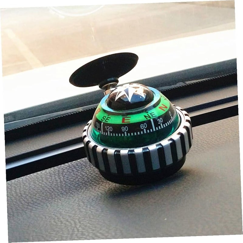 Adjustable ABS Ball Compass with Strong Suction Cup for Car Boat Truck Dashboard Green - Image 5